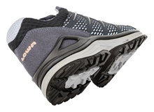 Lowa Wanderschuhe Maddox Low GTX (Multifunktions, Textil/Synthetik, wasserdicht) stahlblau/lachs Damen